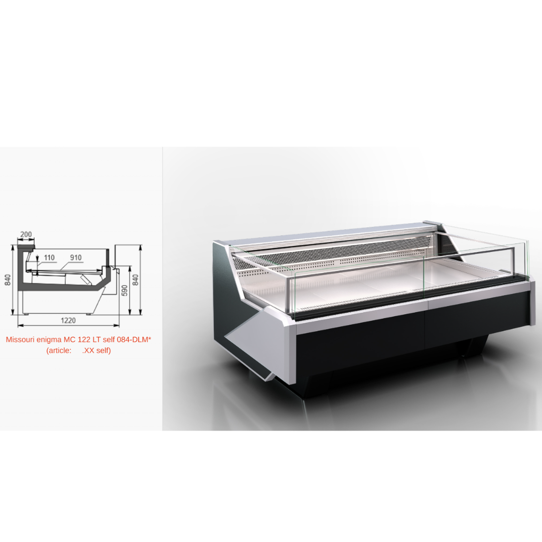Витрина Missouri enigma MC 122 LT OS 115-DLM - 1250