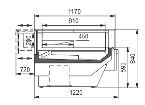 Витрина Missouri enigma MC 122 patisserie CH SP 084 - DLM - 937