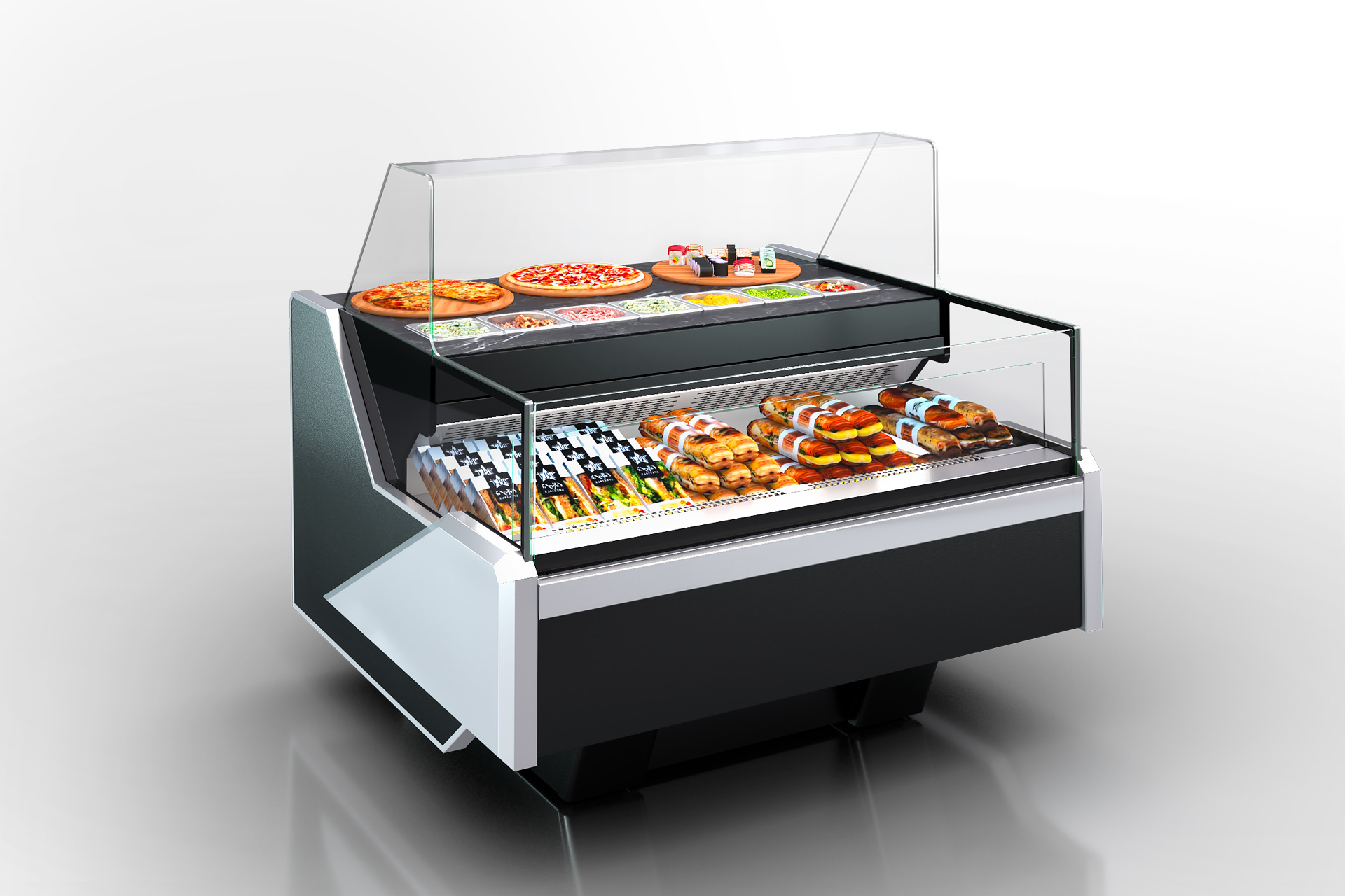 Витрина Missouri enigma MC 122 sushi/pizza combi L self 115-DBM - 1250