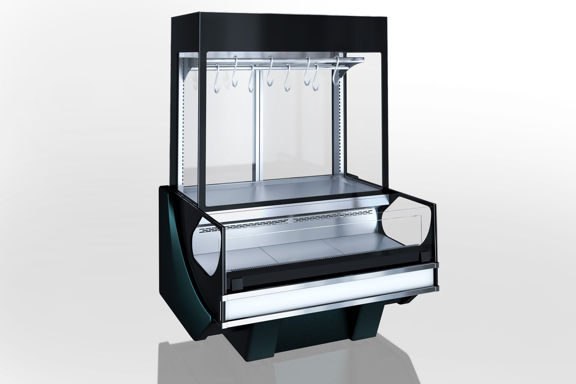 Витрина Missouri cold diamond MC 126 crystal combi 2 S/self 200-S/DBA (Upper enclosure: static, packaged unit) - 1300
