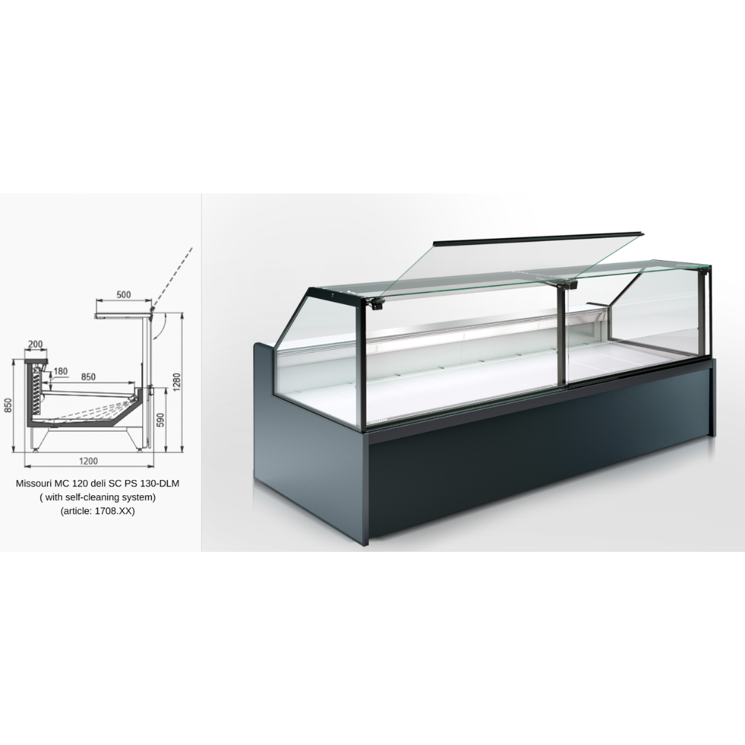 Витрина Missouri MC 120 deli SC PS 130-DLM - 937