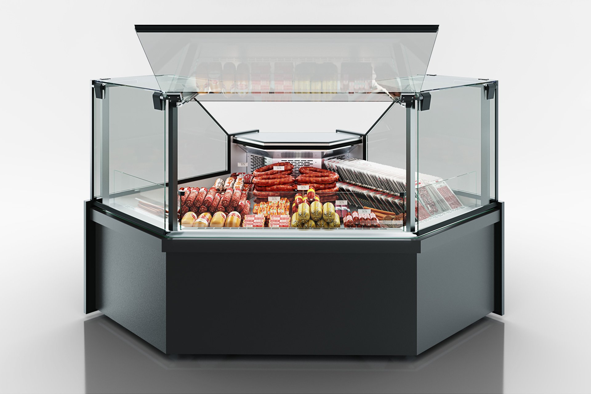 Витрина Missouri MC 120 deli PS/self/PP M — угловые элементы