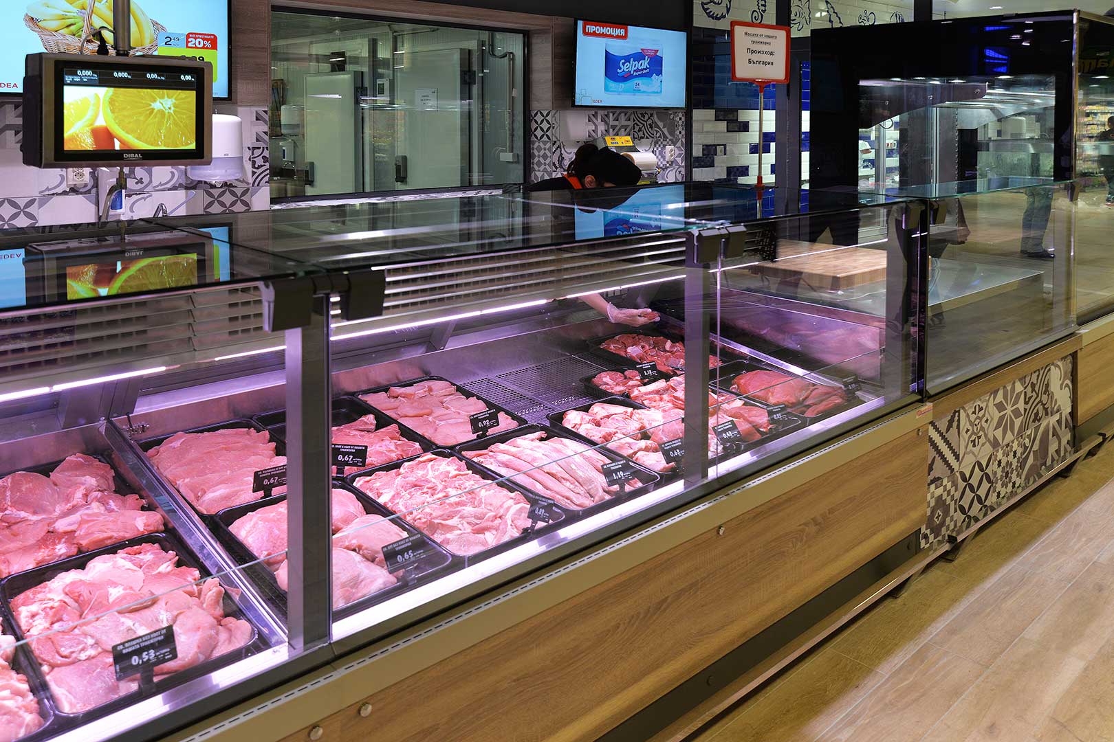 Витрина Missouri MC 120 meat PS 130-SLM - 1250