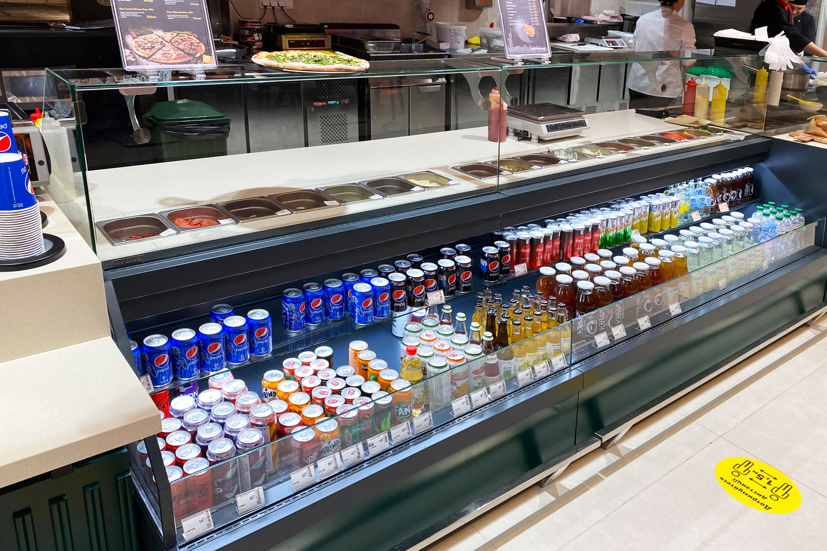 Витрина Missouri MC 120 sushi/pizza combi L M