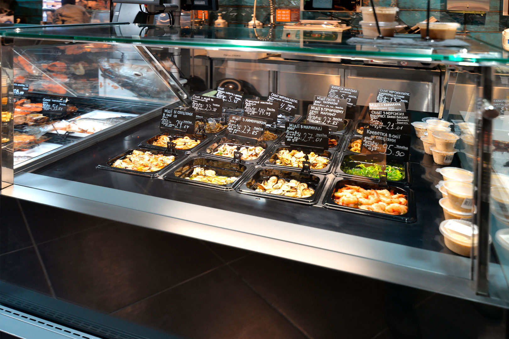 Витрина Missouri MC 120 salads L 130-DBM - 1250