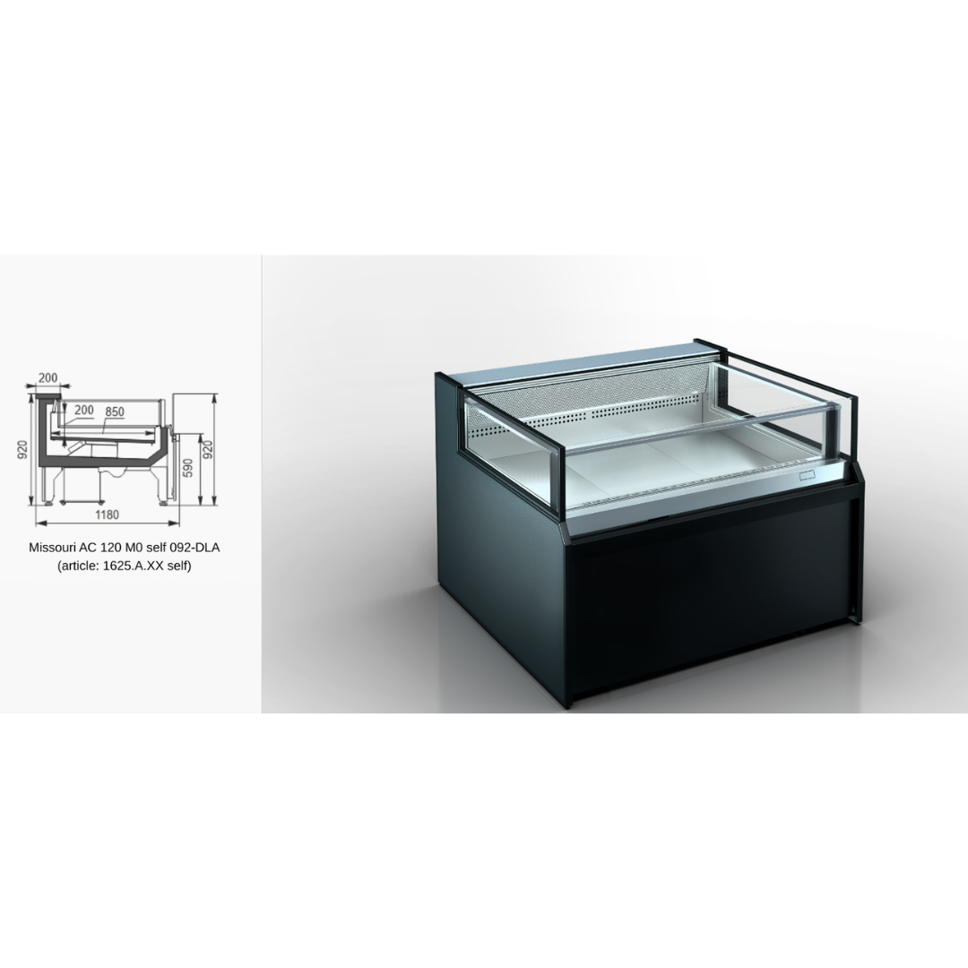 Витрина Missouri AC 120 M0 self 092-DLA - 1250