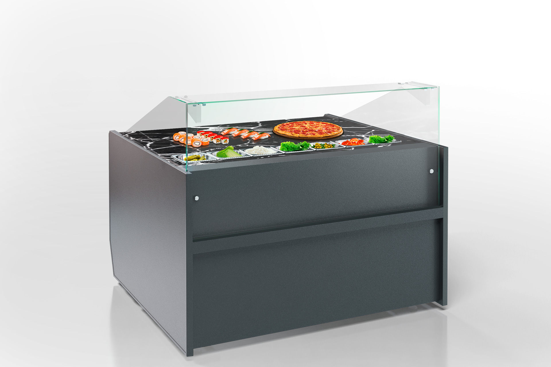 Витрина Missouri AC 120 sushi/pizza L 130-DBA - 1500