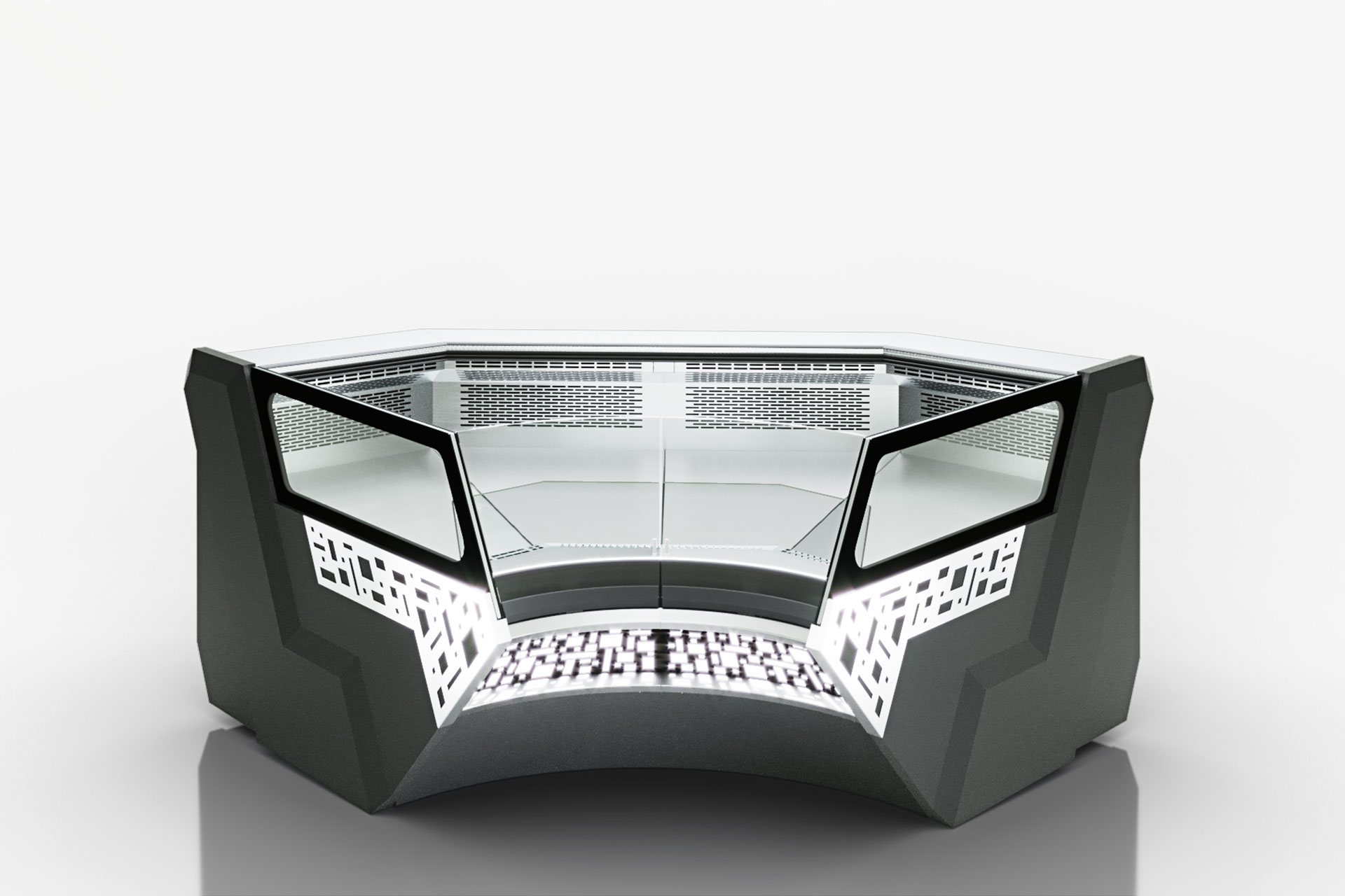 Витрина угловых элементов Missouri sapphire MK 115 M