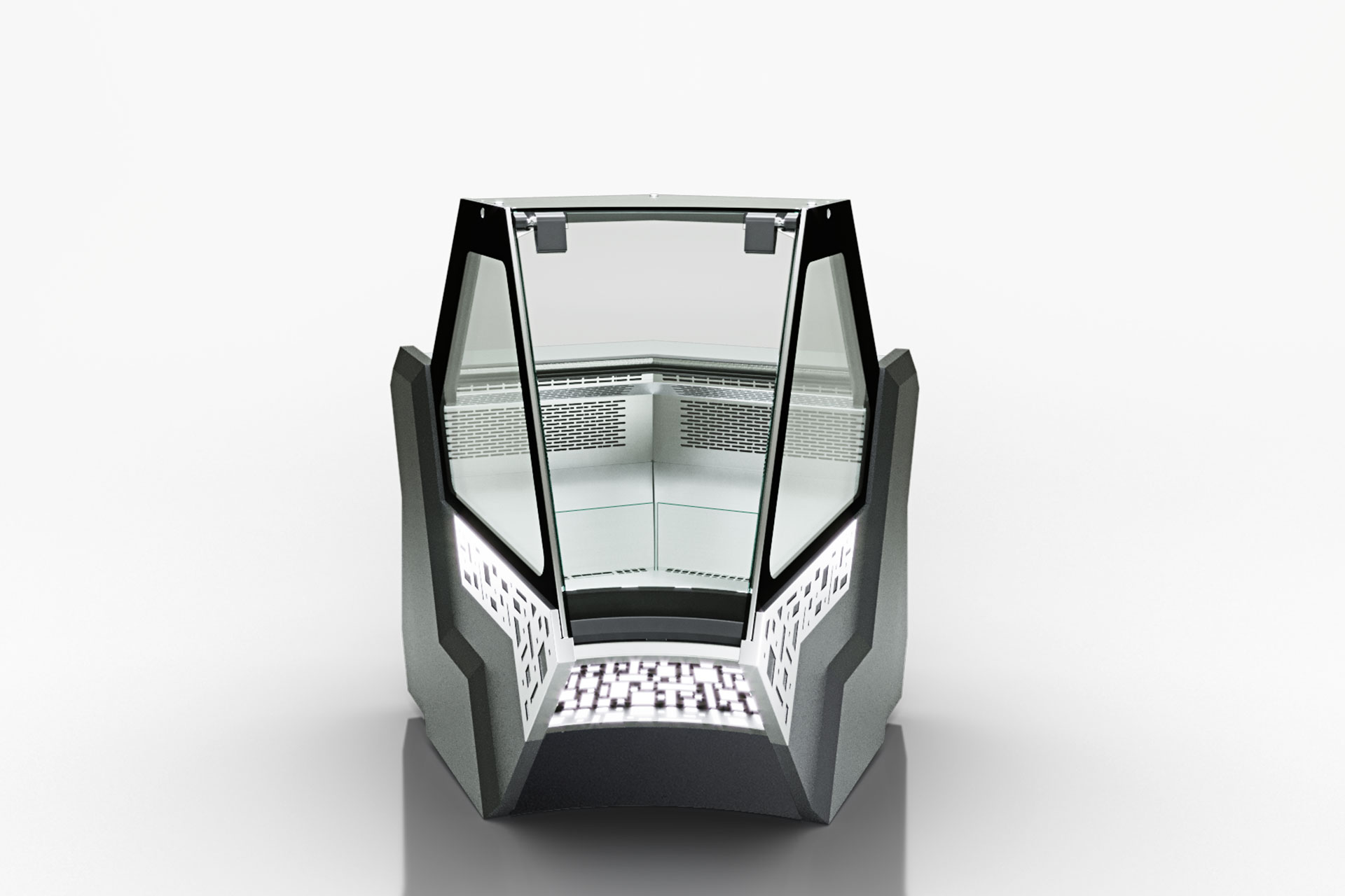 Витрина угловых элементов Missouri sapphire MK 115 M