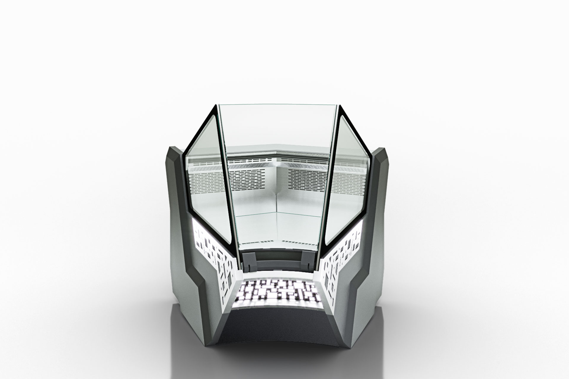 Витрина угловых элементов Missouri sapphire MK 115 M