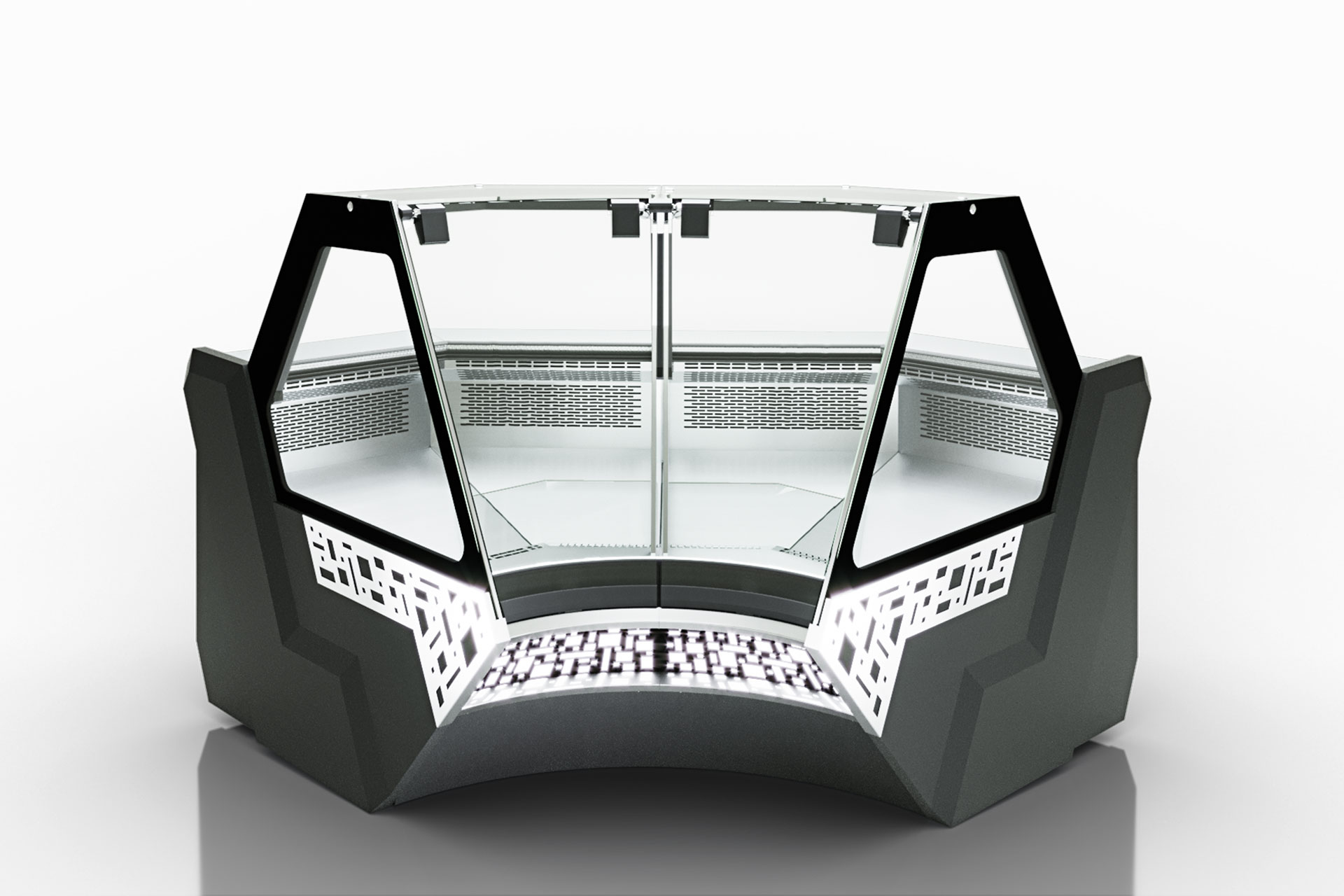 Витрина угловых элементов Missouri sapphire MK 115 M