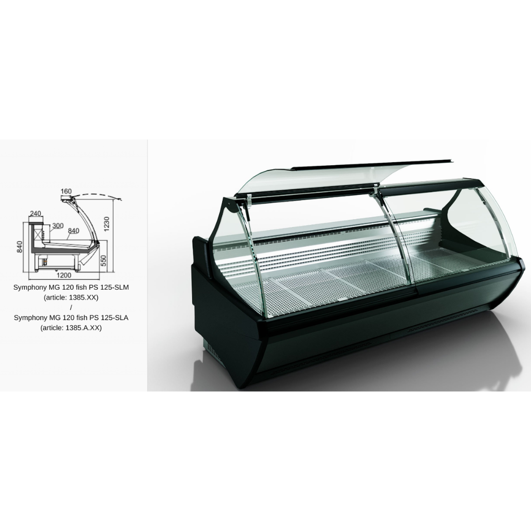 Витрина Symphony MG 120 fish PS 125-SLA (dup) - 937