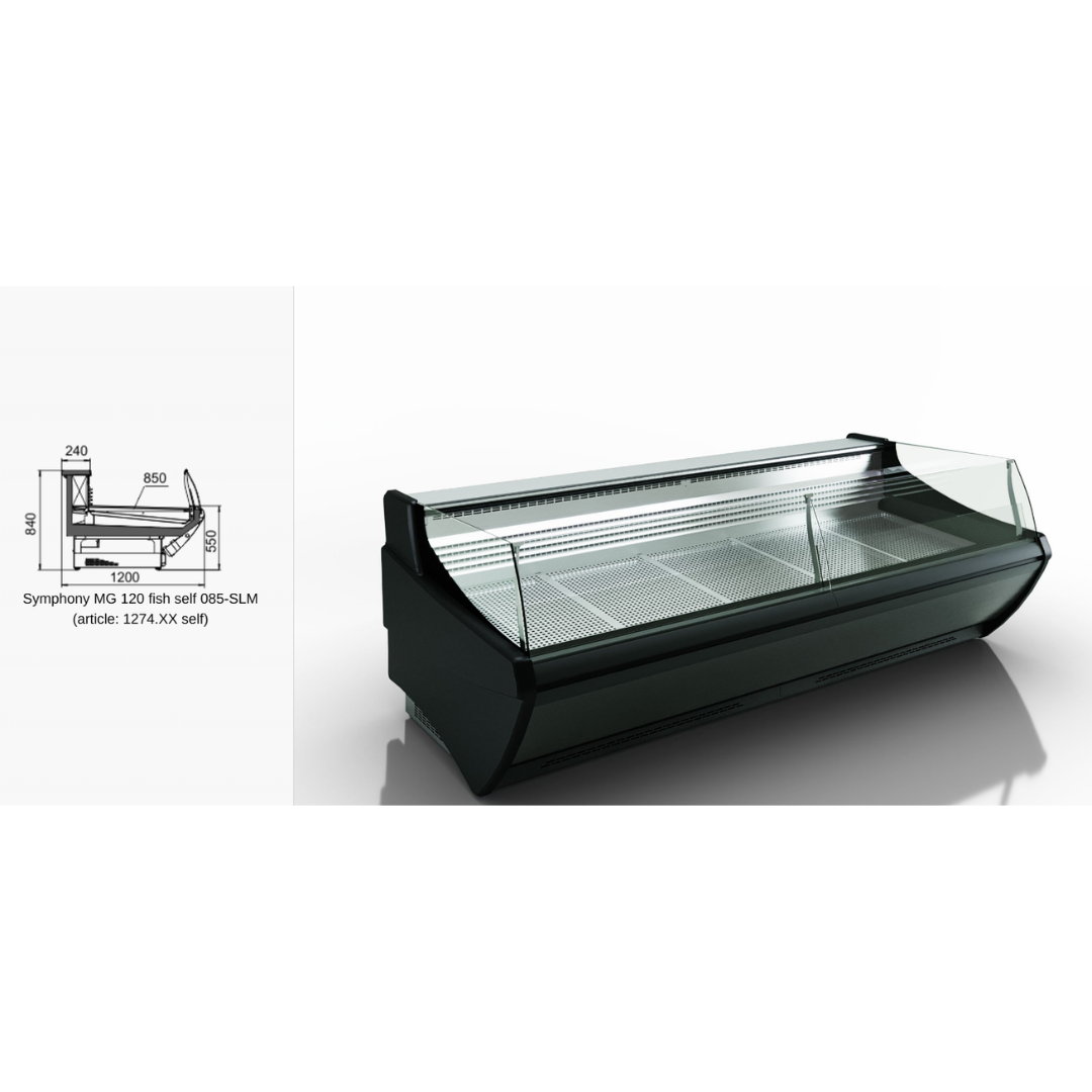 Витрина Symphony MG 120 fish PS 125-SLA (dup) - 937