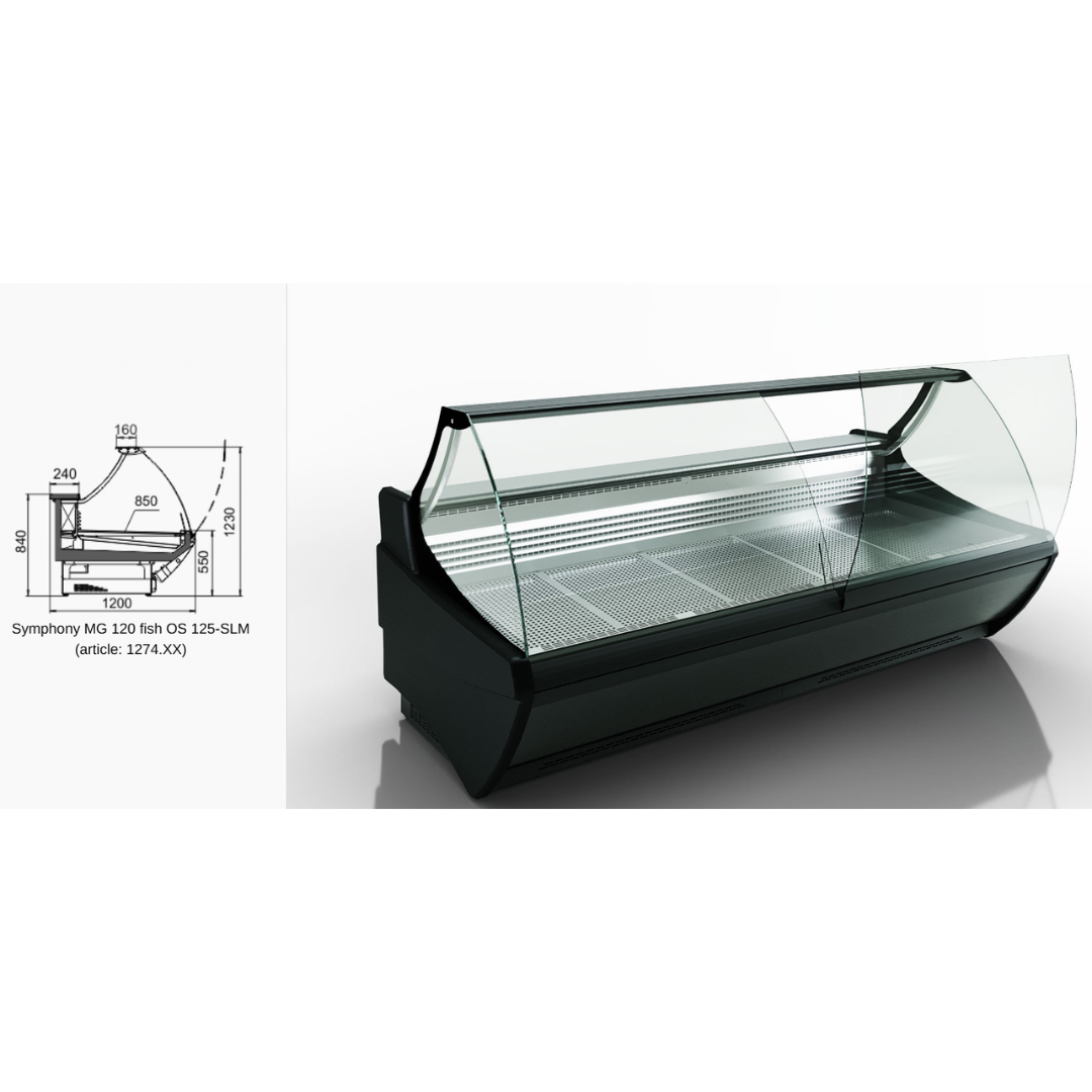 Витрина Symphony MG 120 fish PS 125-SLA (dup) - 937