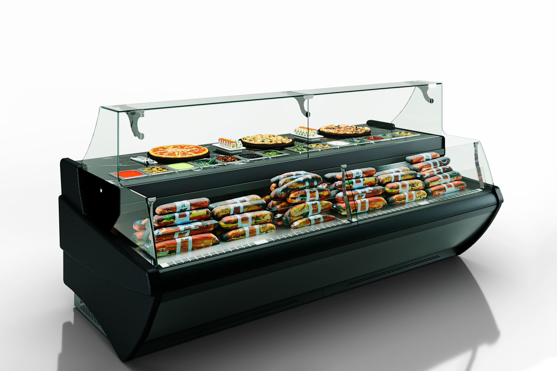 Витрина Symphony MG 120 sushi/pizza combi L self 125-DBA - 1875