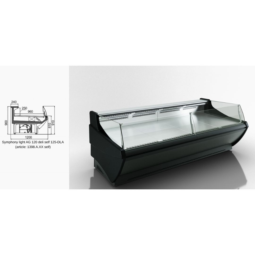 Витрина Symphony AG 120 PS/OS/self A