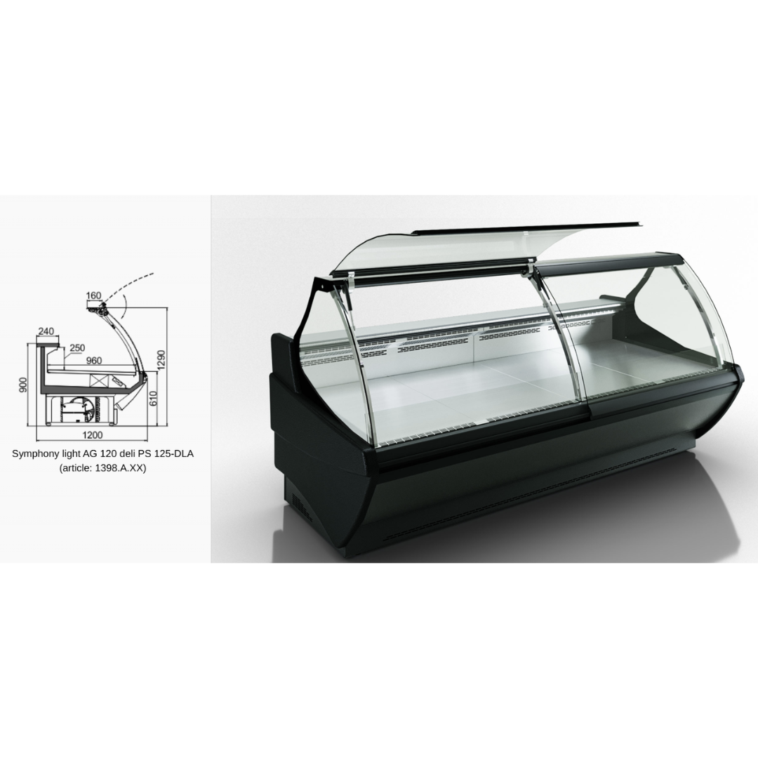 Витрина Symphony AG 120 PS/OS/self A
