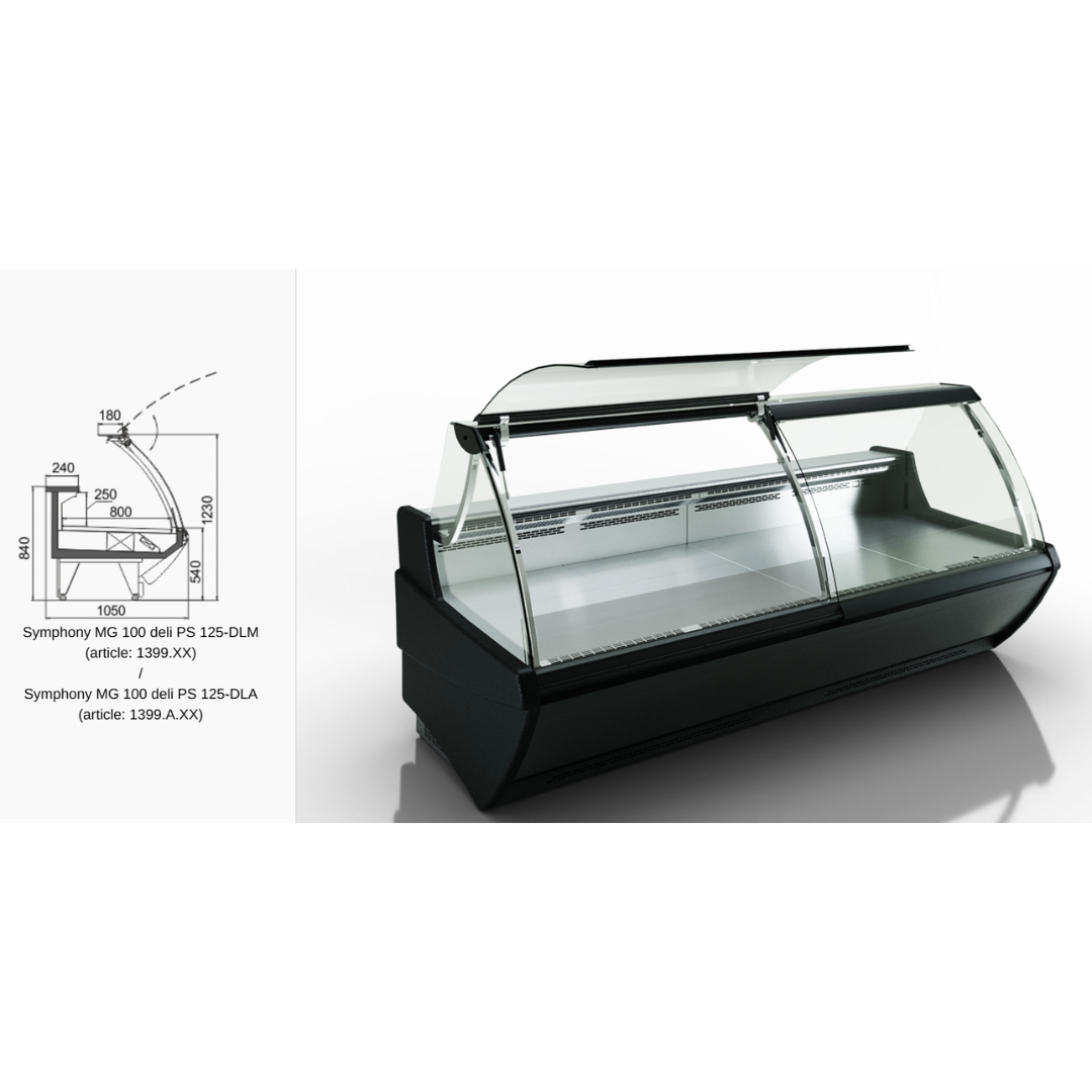 Витрина Symphony MG 100 deli self 085-DLM - 937
