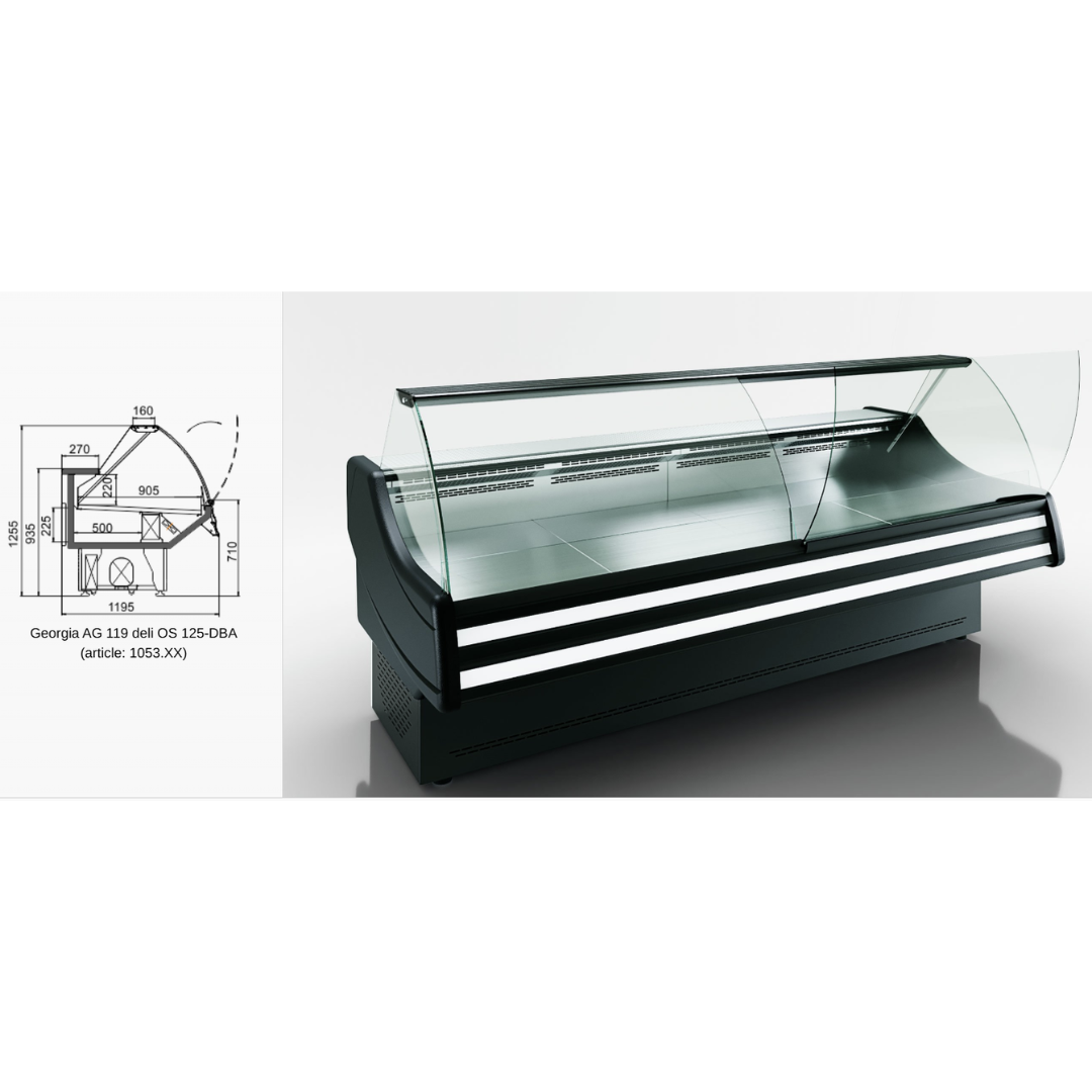 Витрина Sonata AG 119 deli OS A