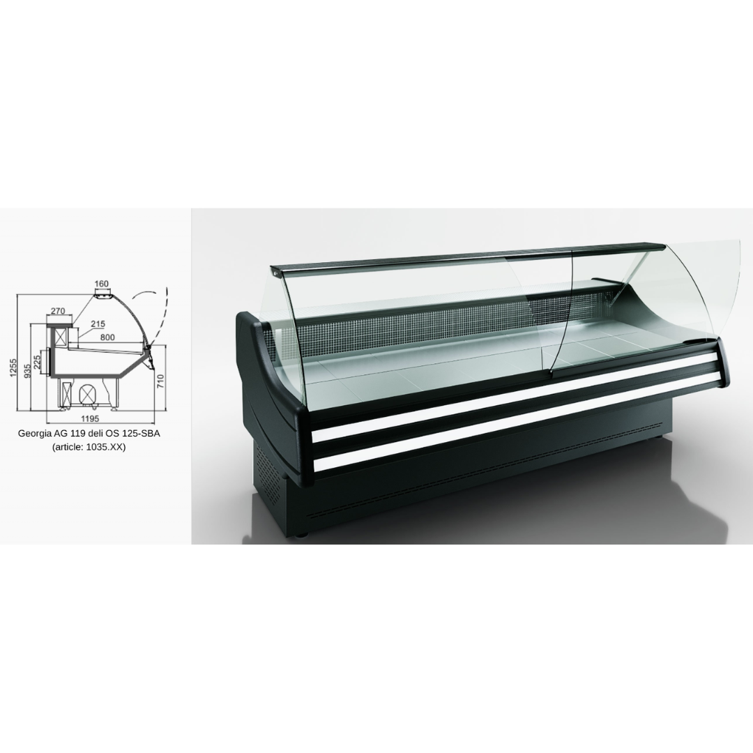 Витрина Sonata AG 119 deli OS A