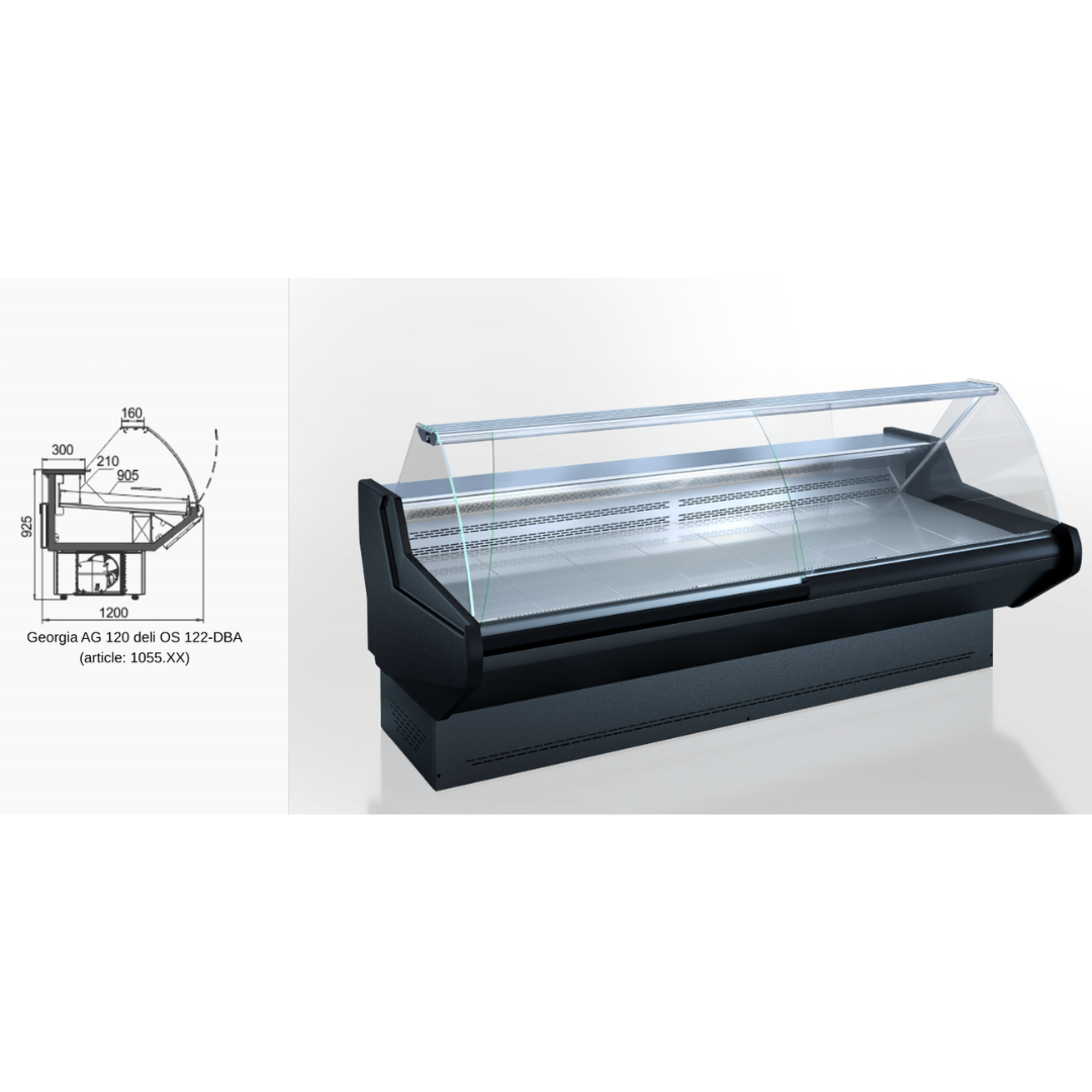 Витрина Minnesota AG 120 deli OS 122-DBA - 1875