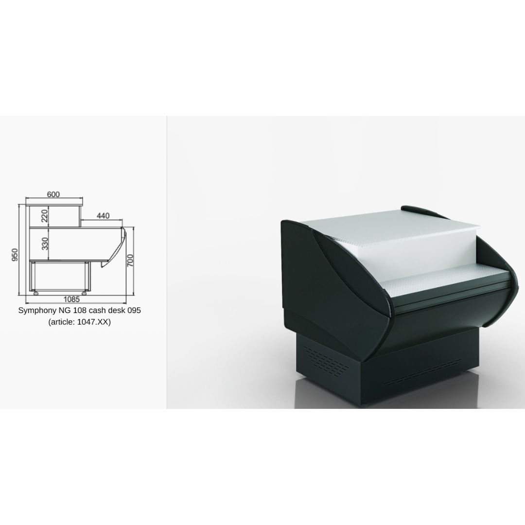 Витрина Symphony NG 108 cash desk 095 - 750