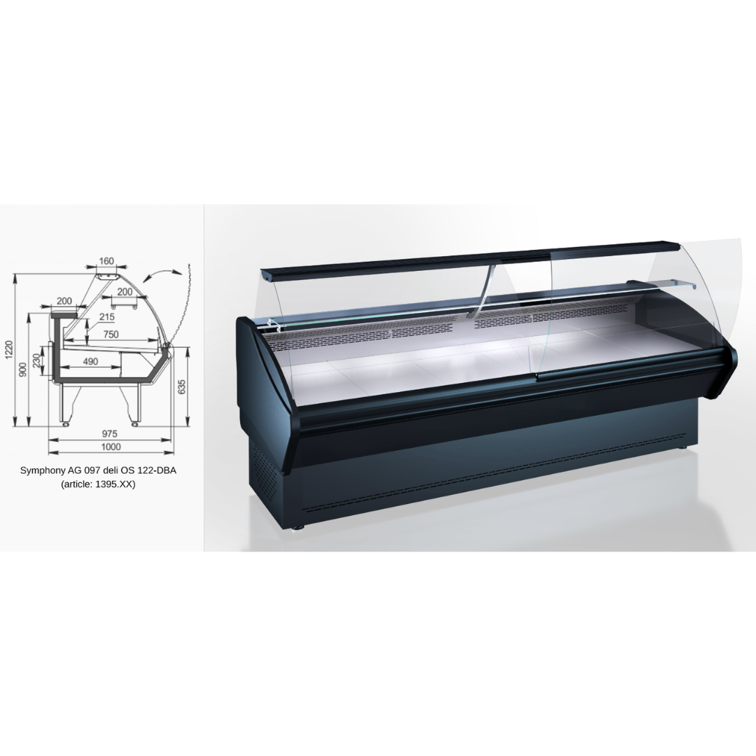 Витрина Opera AG 097 deli OS A