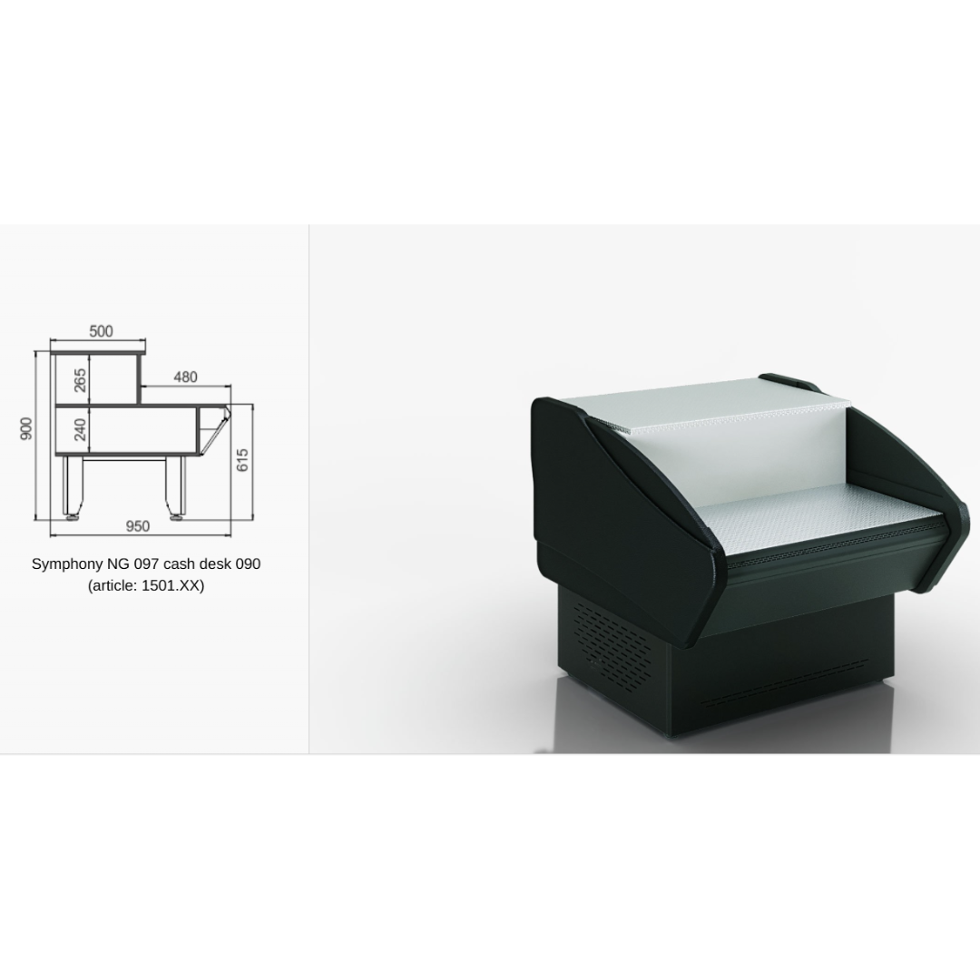 Витрина Symphony NG 097 cash desk 090 - 850