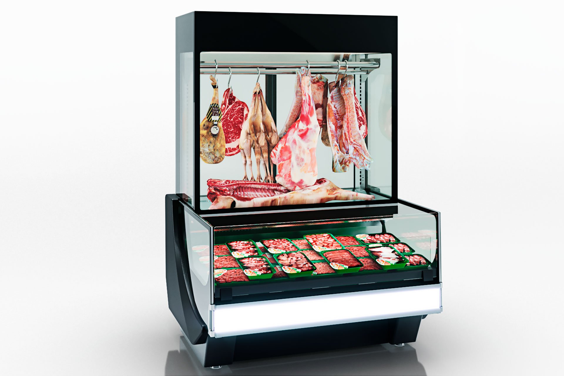 Витрина Missouri cold diamond MC 115 crystal combi S/self 200-S/DLA - Bottom - 1300