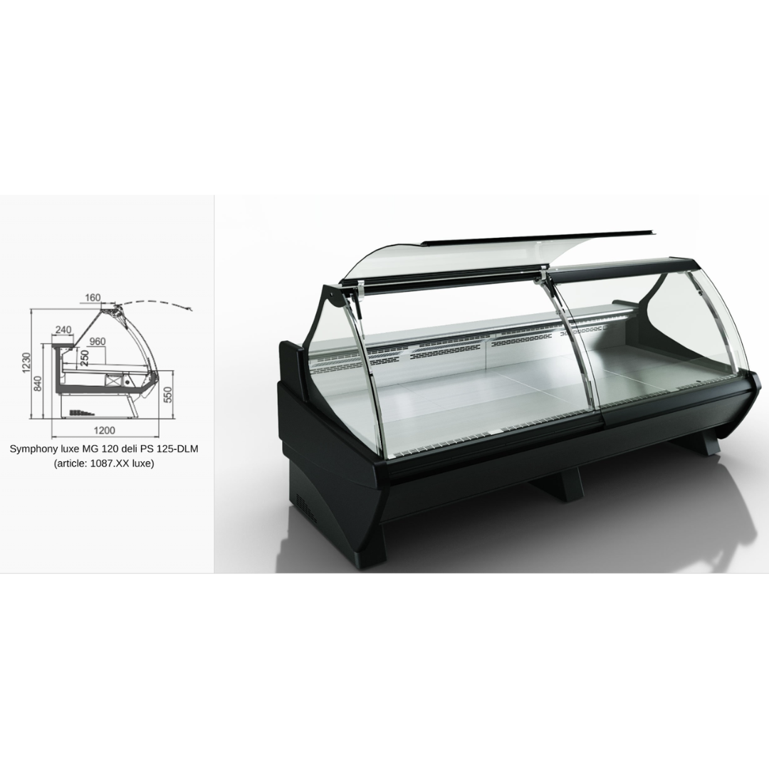 Витрина Symphony luxe MG 120 deli self 085-DLM - 937