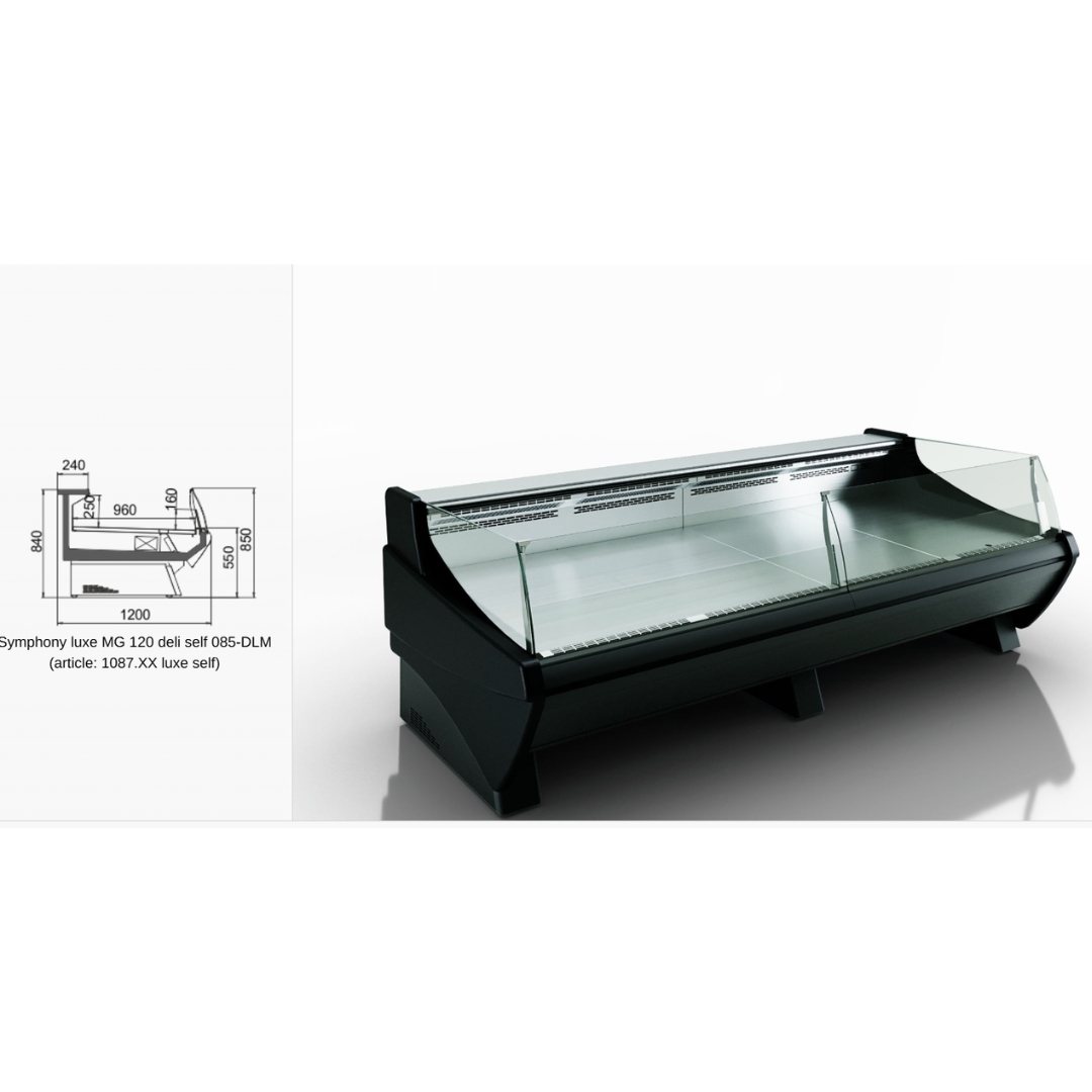 Витрина Symphony luxe MG 120 deli self 085-DLM - 937