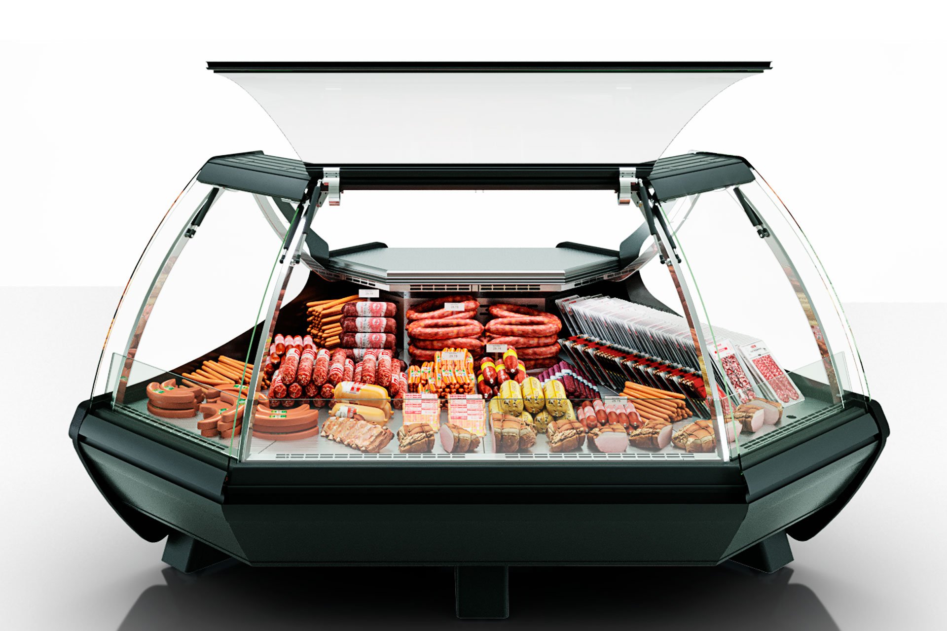 Витрина Symphony luxe MG 120 deli PS/self/T/T2 M — угловые элементы