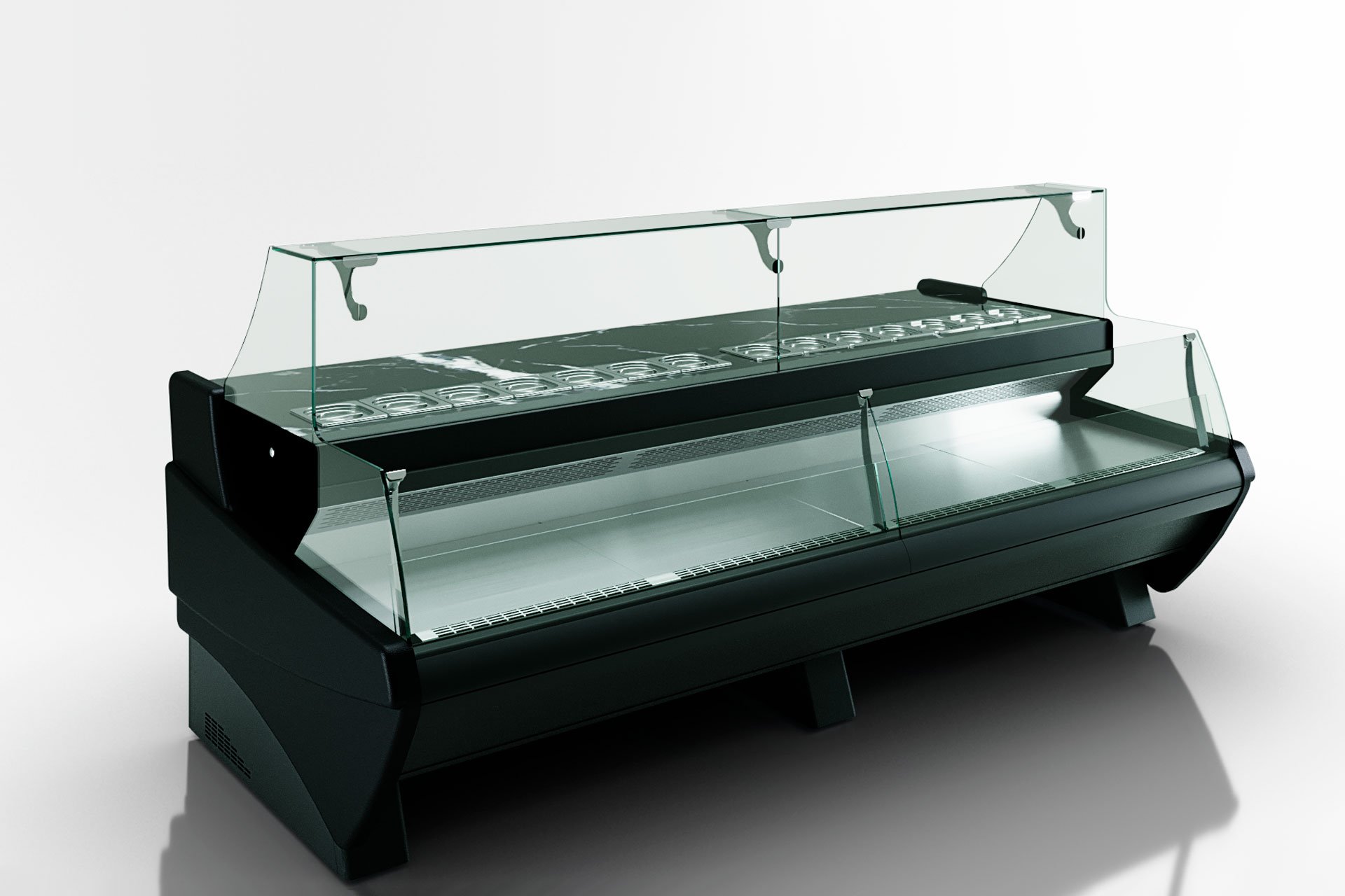 Витрина Symphony luxe MG 120 для суши/пиццы L 125-DBM - 1250