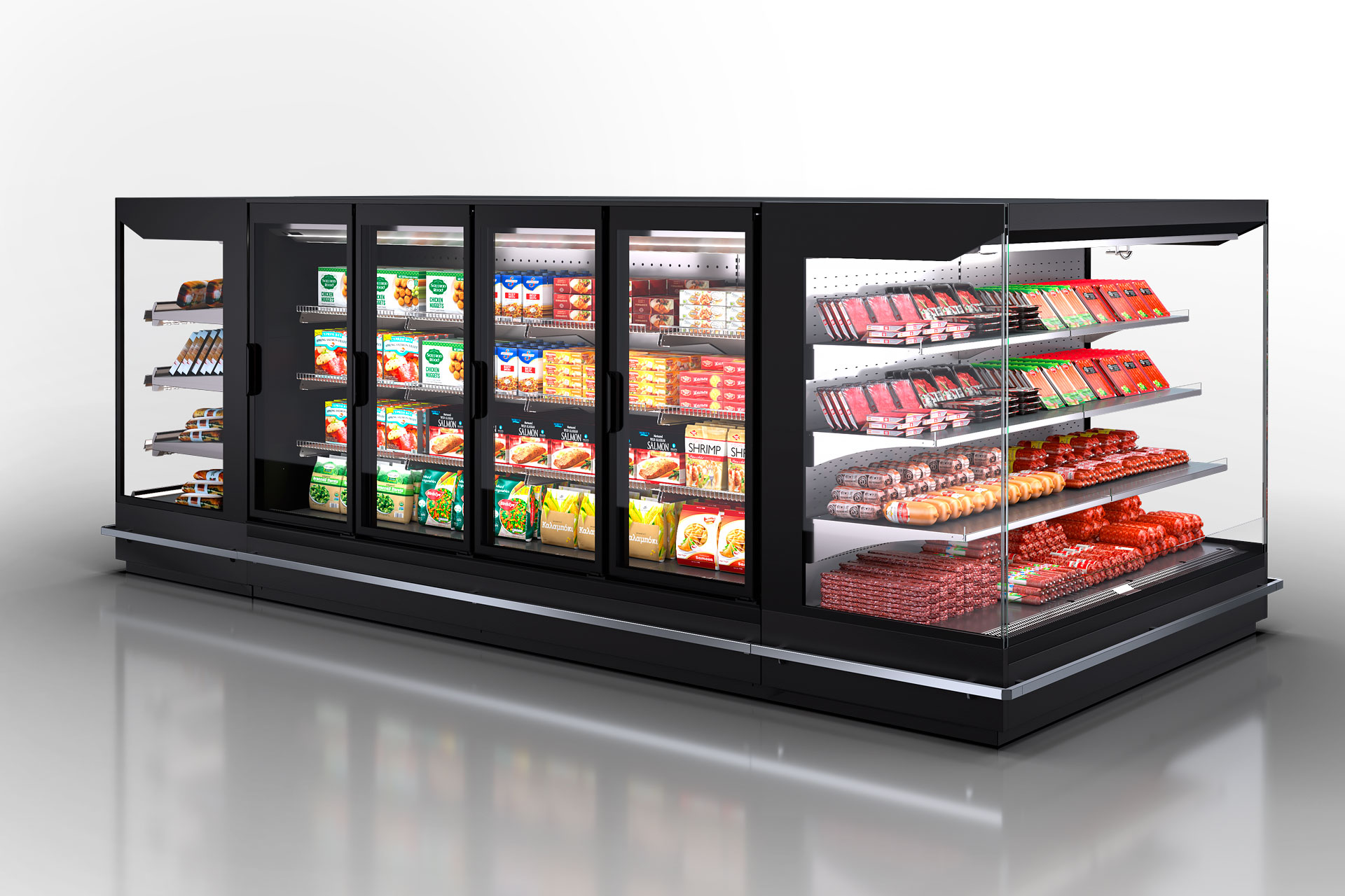 Витрина для замороженных продуктов Indiana eco MV 080 LT D 160-DLM - 2500