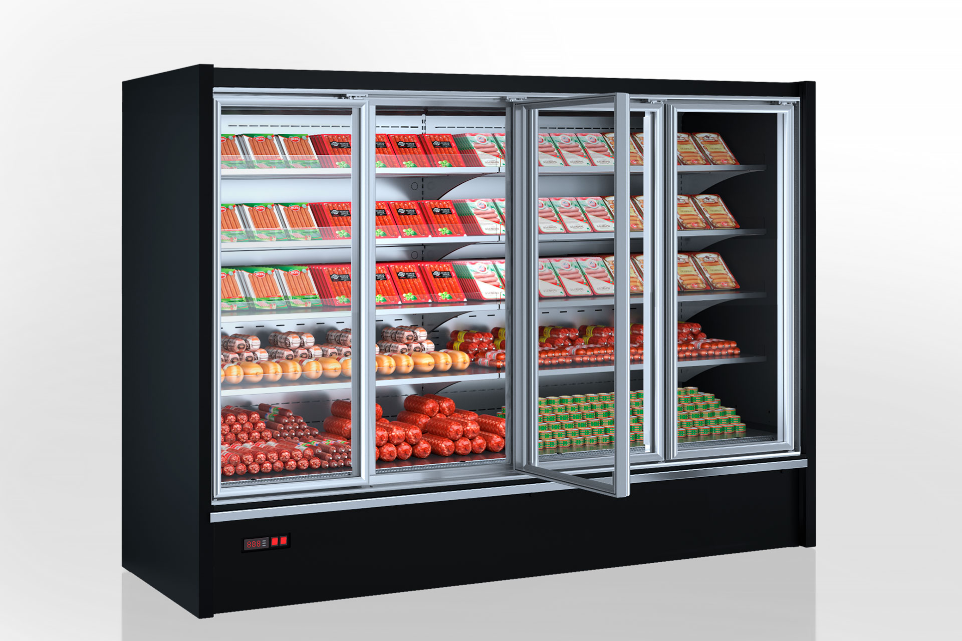 Полувертикальная витрина Indiana eco medium AV 070 MT D 170-DLA - 640