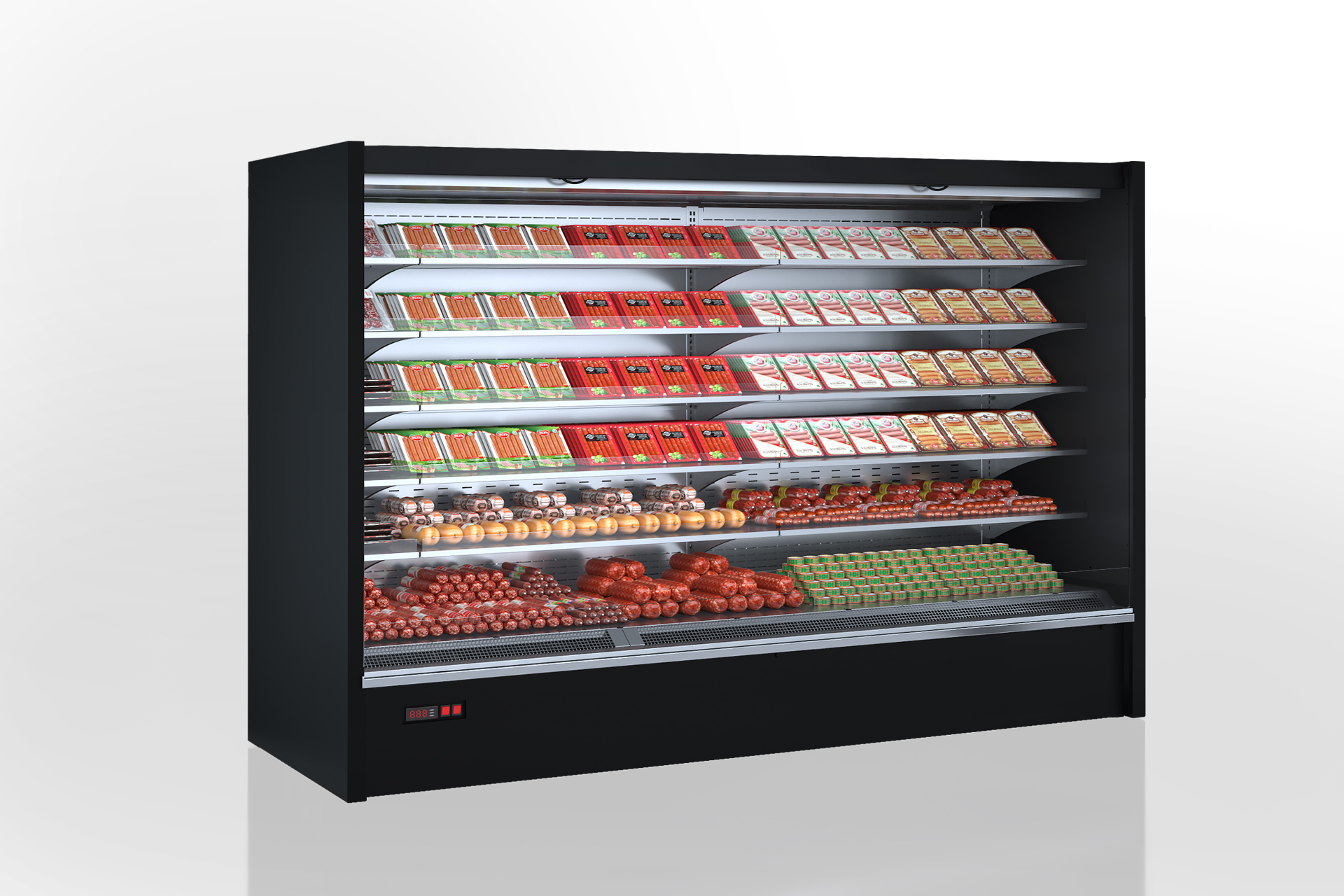 Полувертикальная витрина Indiana eco medium AV 070 MT O 170-DLM - 1250