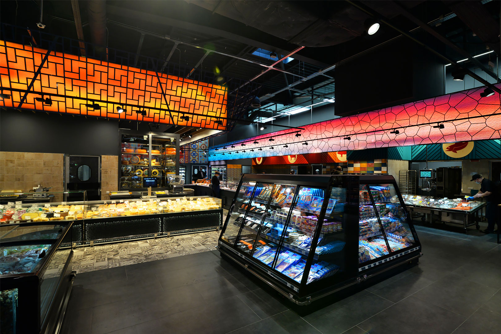Полувертикальная витрина Louisiana eco MSV 095 MT D 160-DLM (Straight slide-doors Valentini) - 937