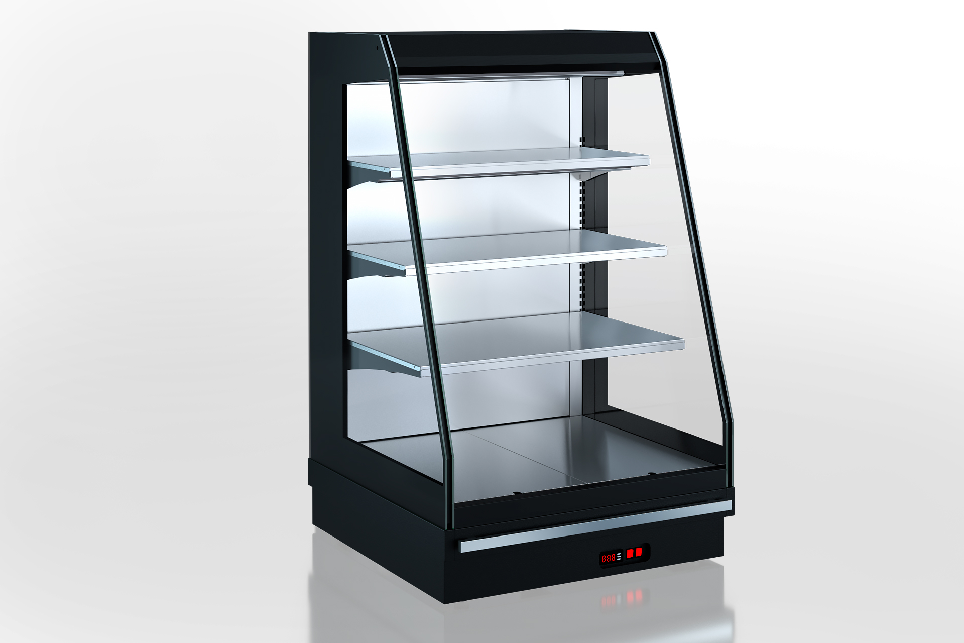Полувертикальная витрина Louisiana eco NSV 095 heat O 160 (Rounded sidewall) - 905