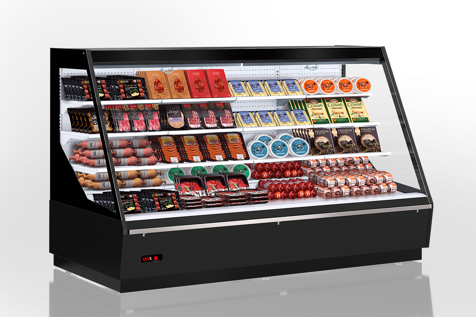Полувертикальная витрина Indiana eco MSV 120 MT O 160-DLМ - 1250