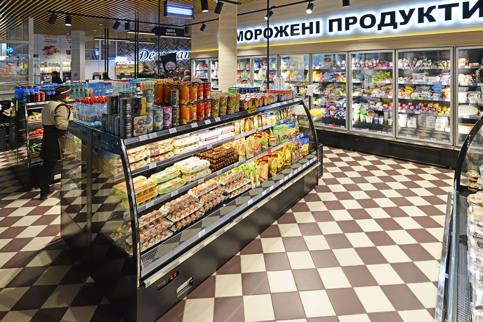 Полувертикальная витрина Indiana eco MSV 070 MT O 130-DLM - 937