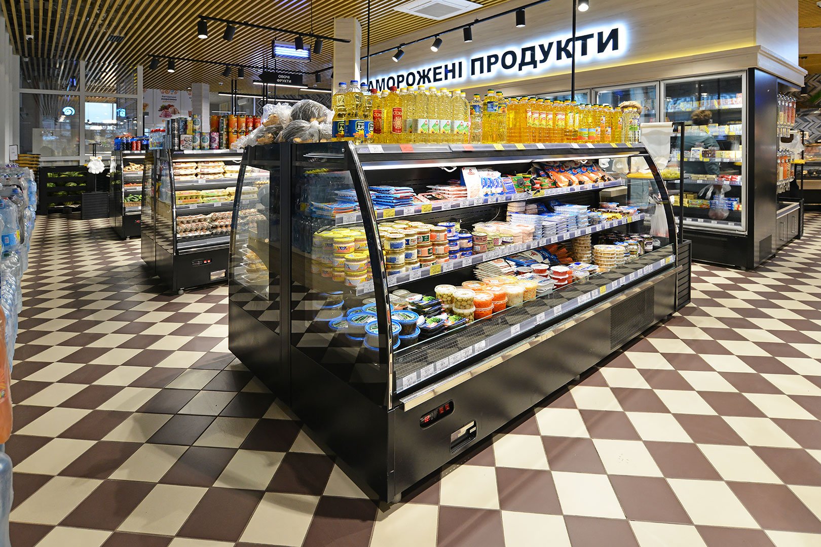 Полувертикальная витрина Indiana eco MSV 070 MT O 130-DLM - 937