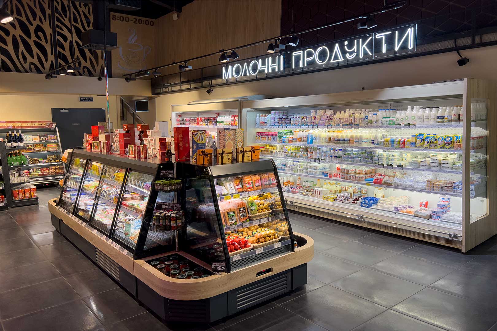 Полувертикальная витрина Indiana eco MSV 070 MT D 130-DLM - 937