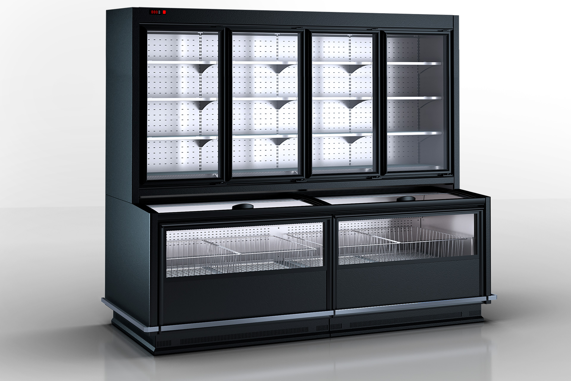 Комбинированная витрина Alaska combi MHV 110 MT D/C 200-DLM - 1250