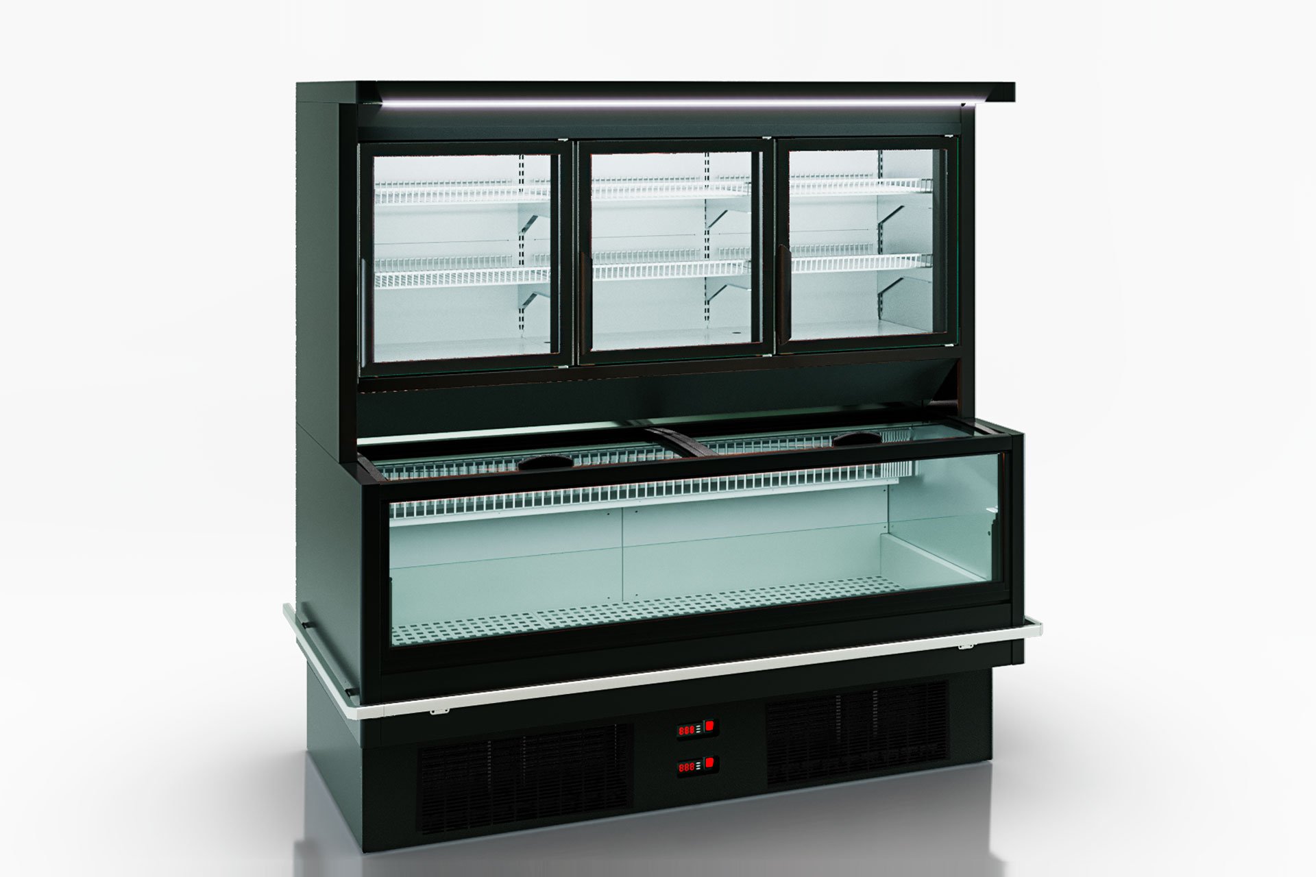 Витрина для замороженных продуктов Alaska combi 2 AHV 090 LT D/C 200-D/SLA - 1250