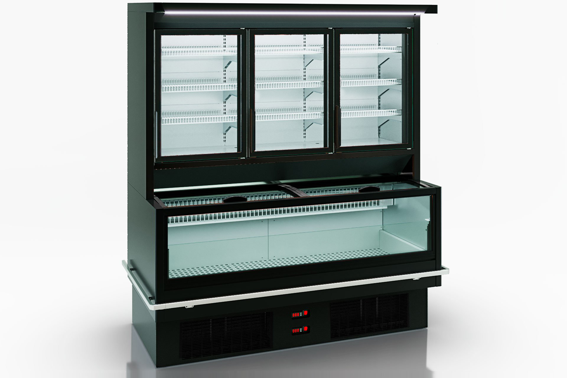 Витрина для замороженных продуктов Alaska combi 2 AHV 090 LT D/C 200-D/SLA - 1250