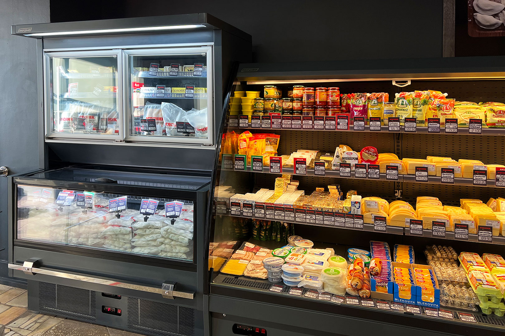 Витрина для замороженных продуктов Alaska combi 2 AHV 090 LT D/C 200-D/SLA - 1250