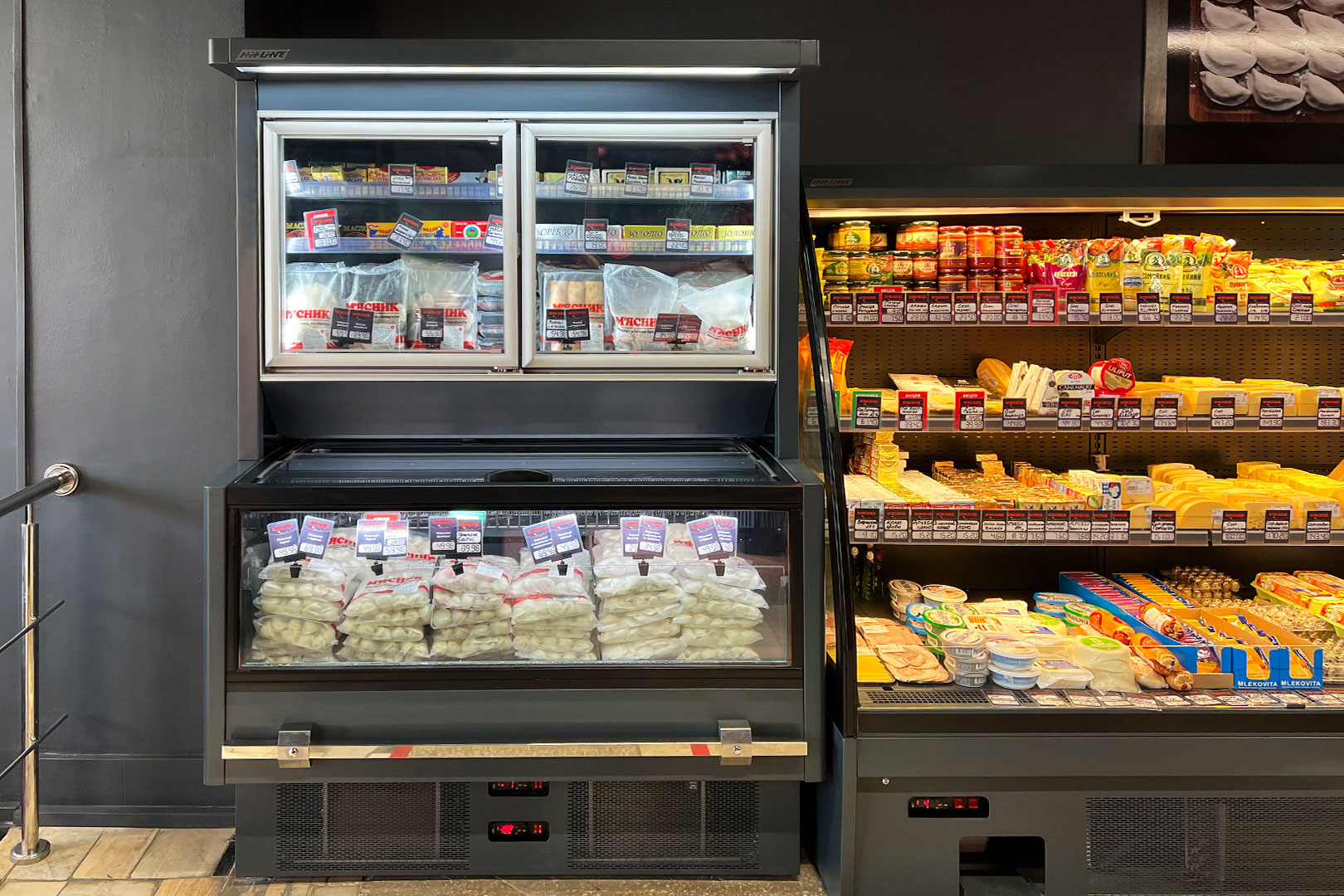 Витрина для замороженных продуктов Alaska combi 2 AHV 090 LT D/C 200-D/SLA - 1250