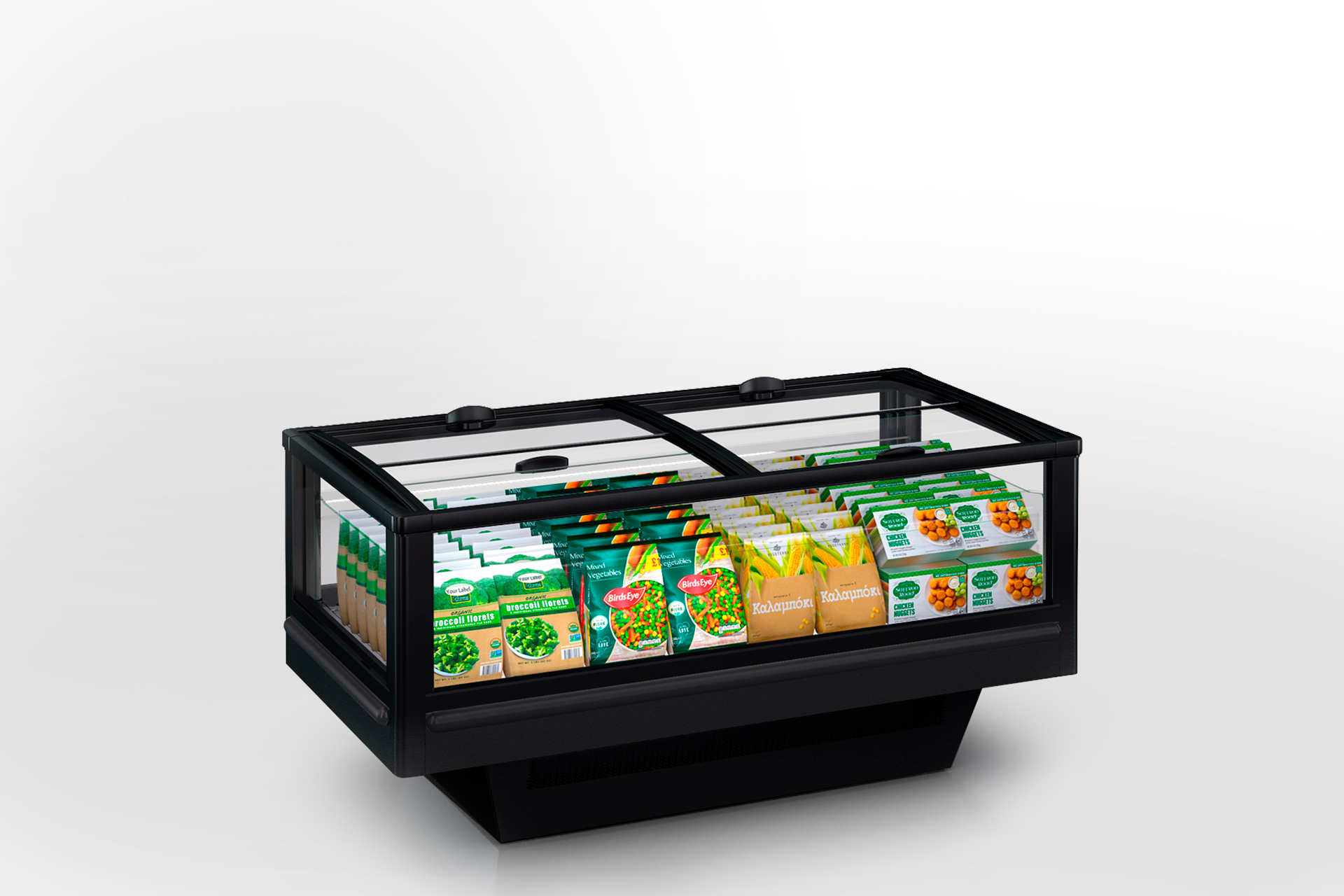 Витрина для замороженных продуктов Alaska G AH 100 LT/MT С 094-DLA - 2500