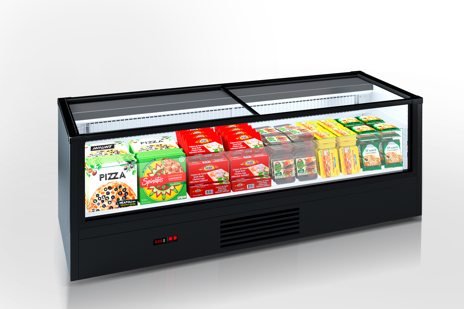 Витрина для замороженных продуктов Alaska AH 087 LT С A