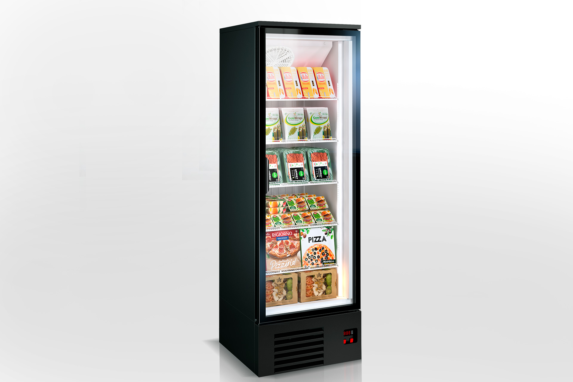 Витрина для замороженных продуктов Kansas tandem 1 S1 076/200 LT D A